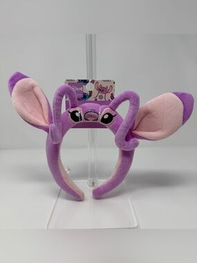 Disney Lilo & Stitch Angel Plush Purple Ear Headband NWT